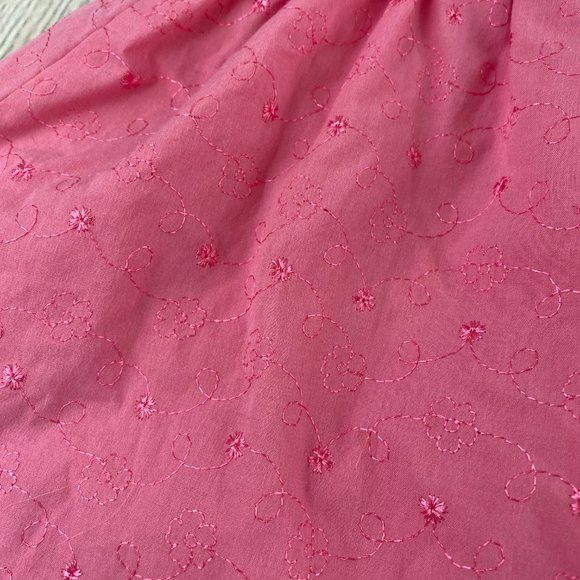 Picapino Baby Girl Pink Off Shoulder Dress - Picture 5 of 6